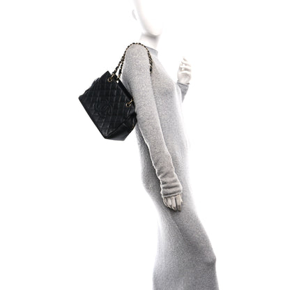 Chanel Caviar Quilted Petit Timeless Tote PTT Black 2 of 10