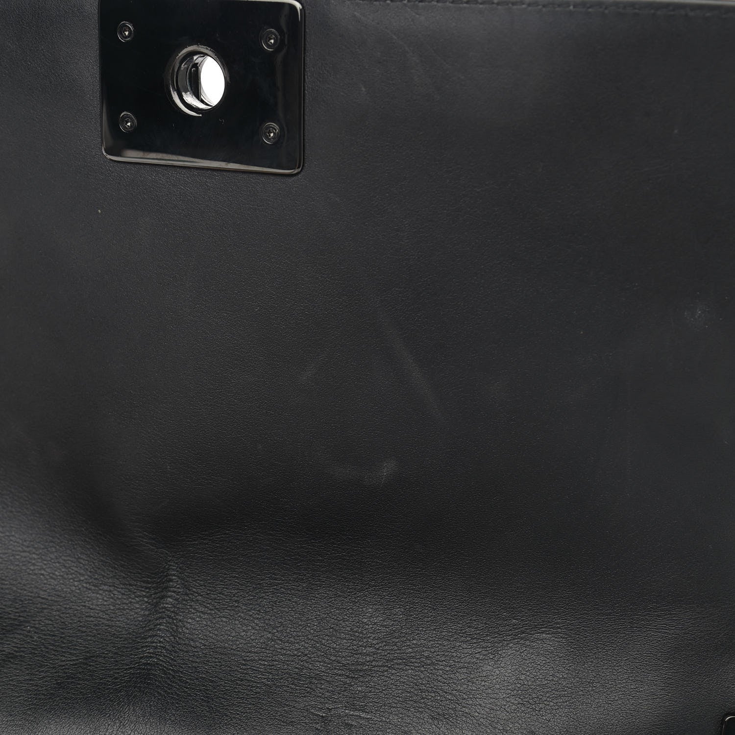 Chanel Lambskin Quilted Medium Boy Flap So Black 14 of 14