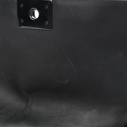 Chanel Lambskin Quilted Medium Boy Flap So Black 14 of 14