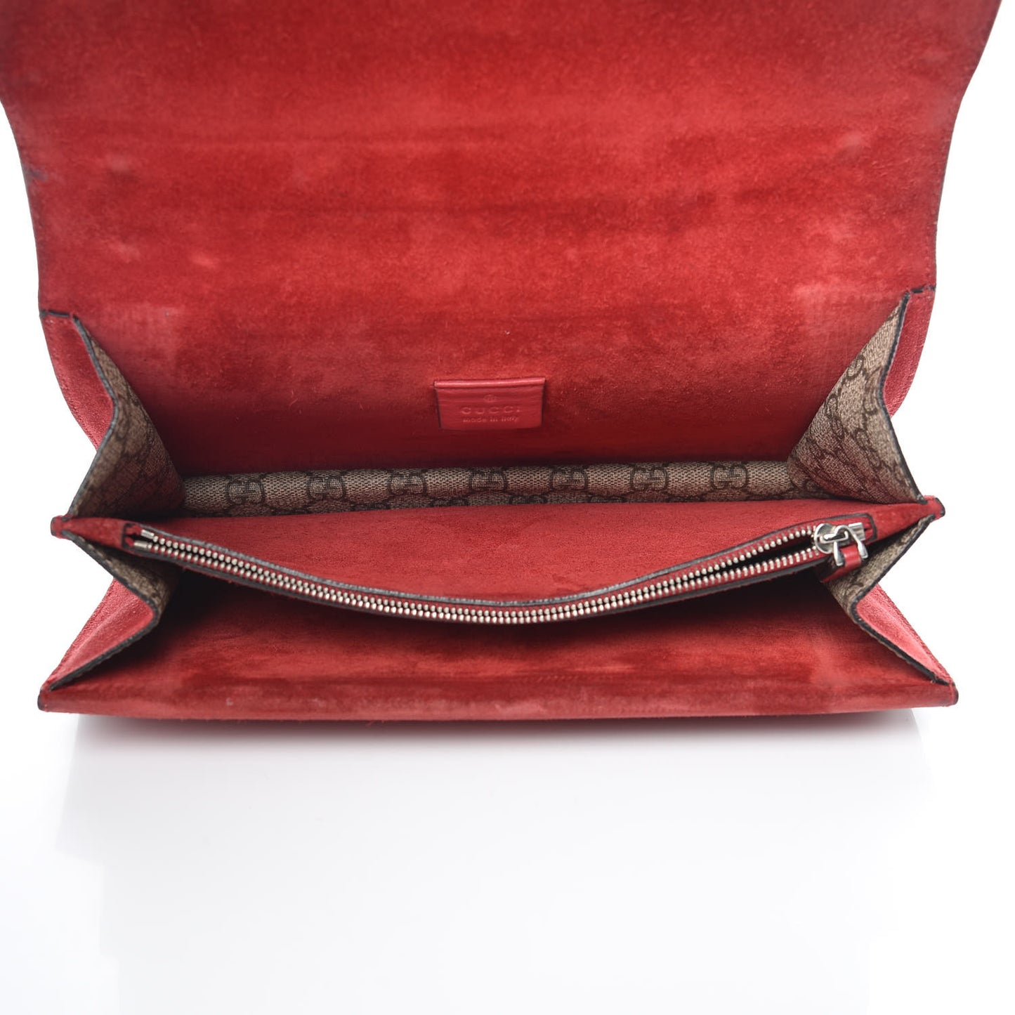 GG Supreme Monogram Small Dionysus Shoulder Bag Red