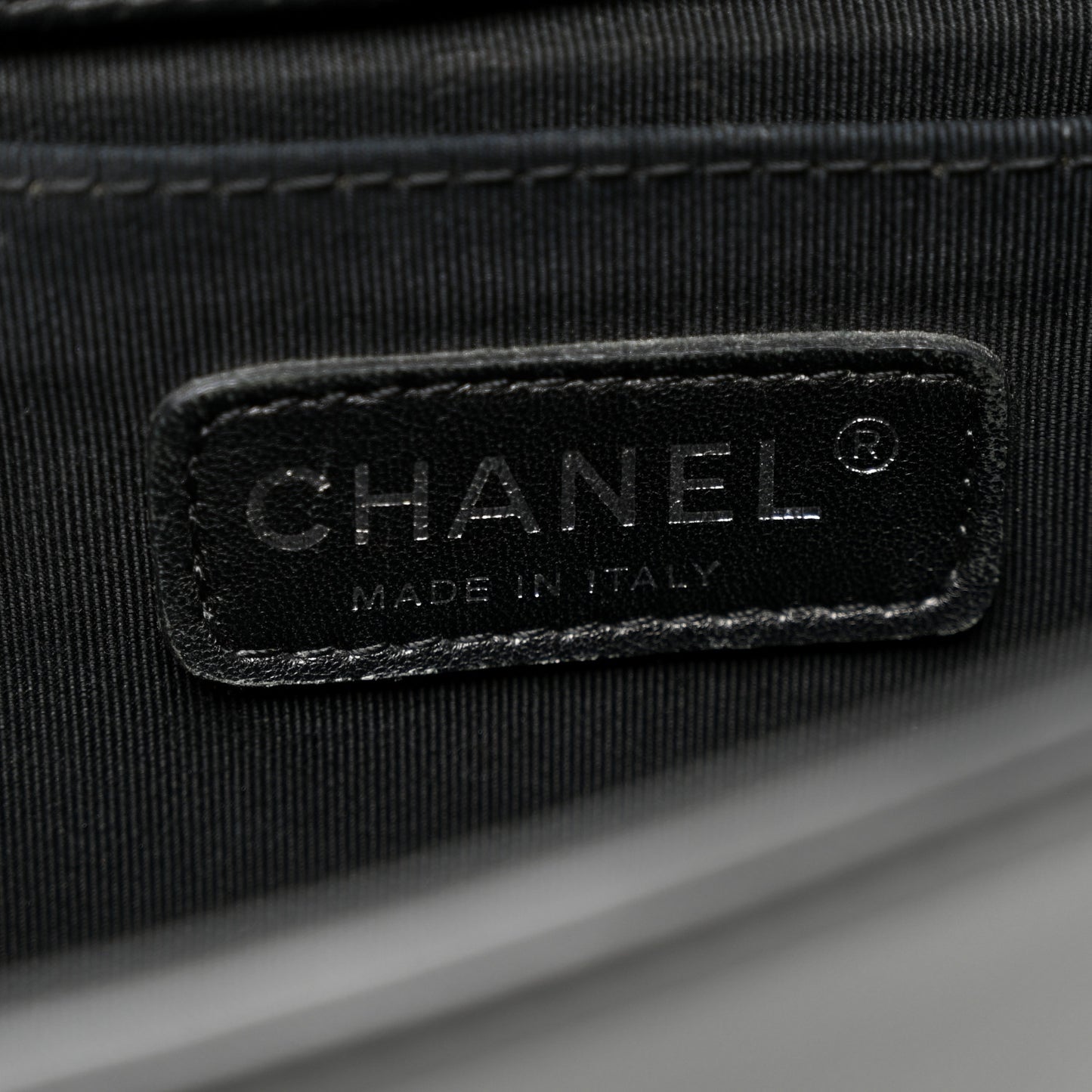 Calfskin Quilted Medium Boy Flap Black