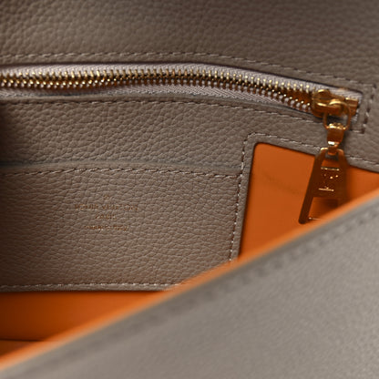 Louis Vuitton Grained Calfskin LV Pont 9 Soft PM Gris 6 of 9