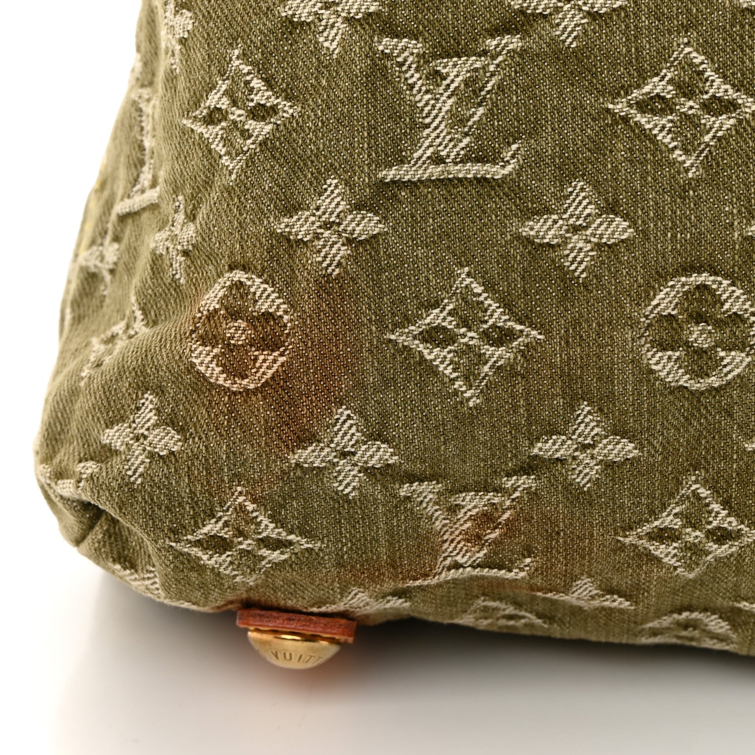 Louis Vuitton Denim Baggy GM Lichen 23 of 23