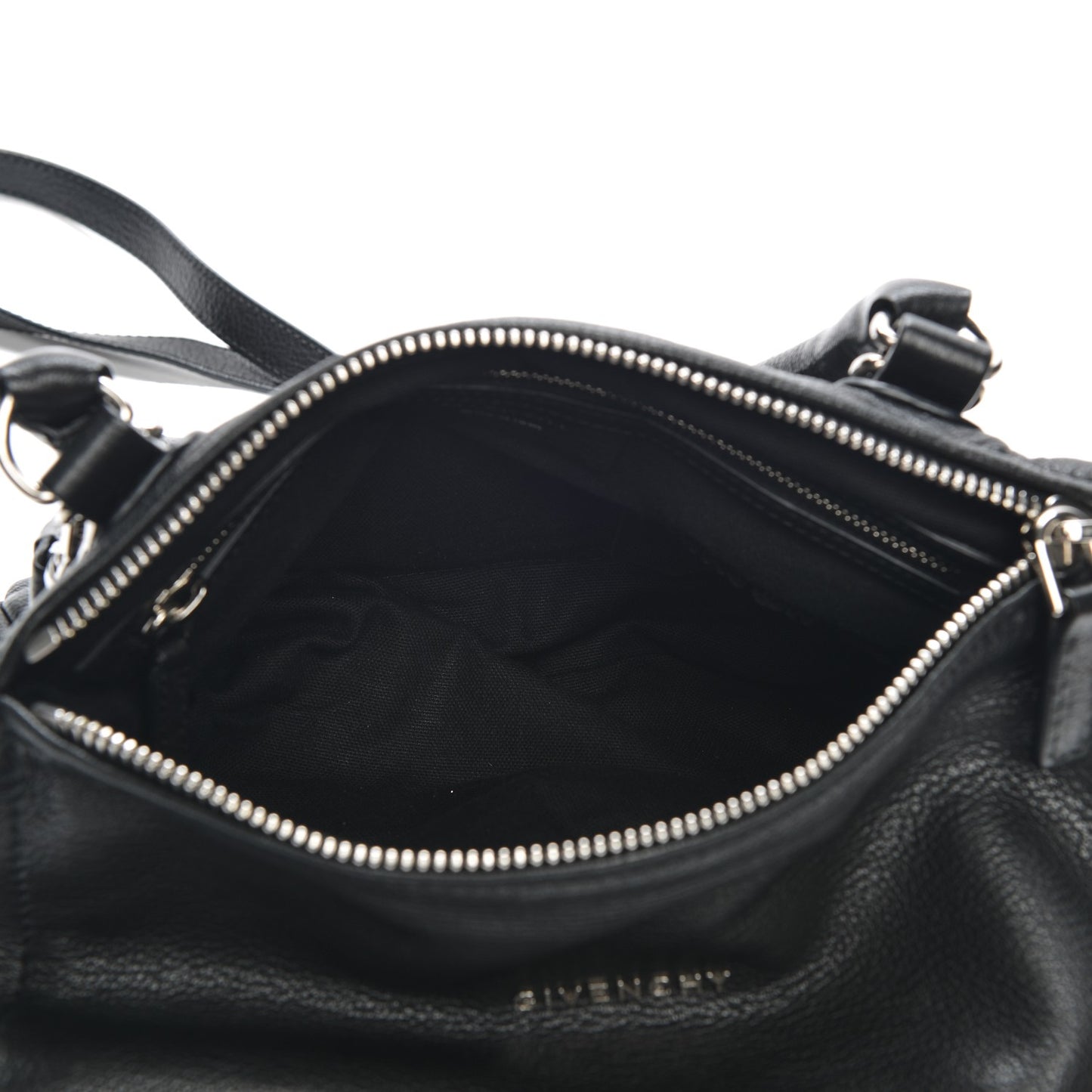 Sugar Goatskin Small Pandora Black