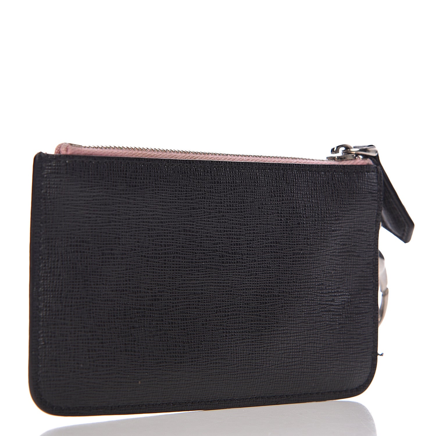 Fendi Vitello Elite Century Hypnoteyes Studded Coin Pouch Key Case Bubblegum Multicolor 3 of 18