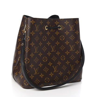 Louis Vuitton Monogram Neonoe MM Black 2 of 8