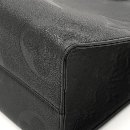Louis Vuitton Empreinte Monogram Giant Onthego PM Black 9 of 16