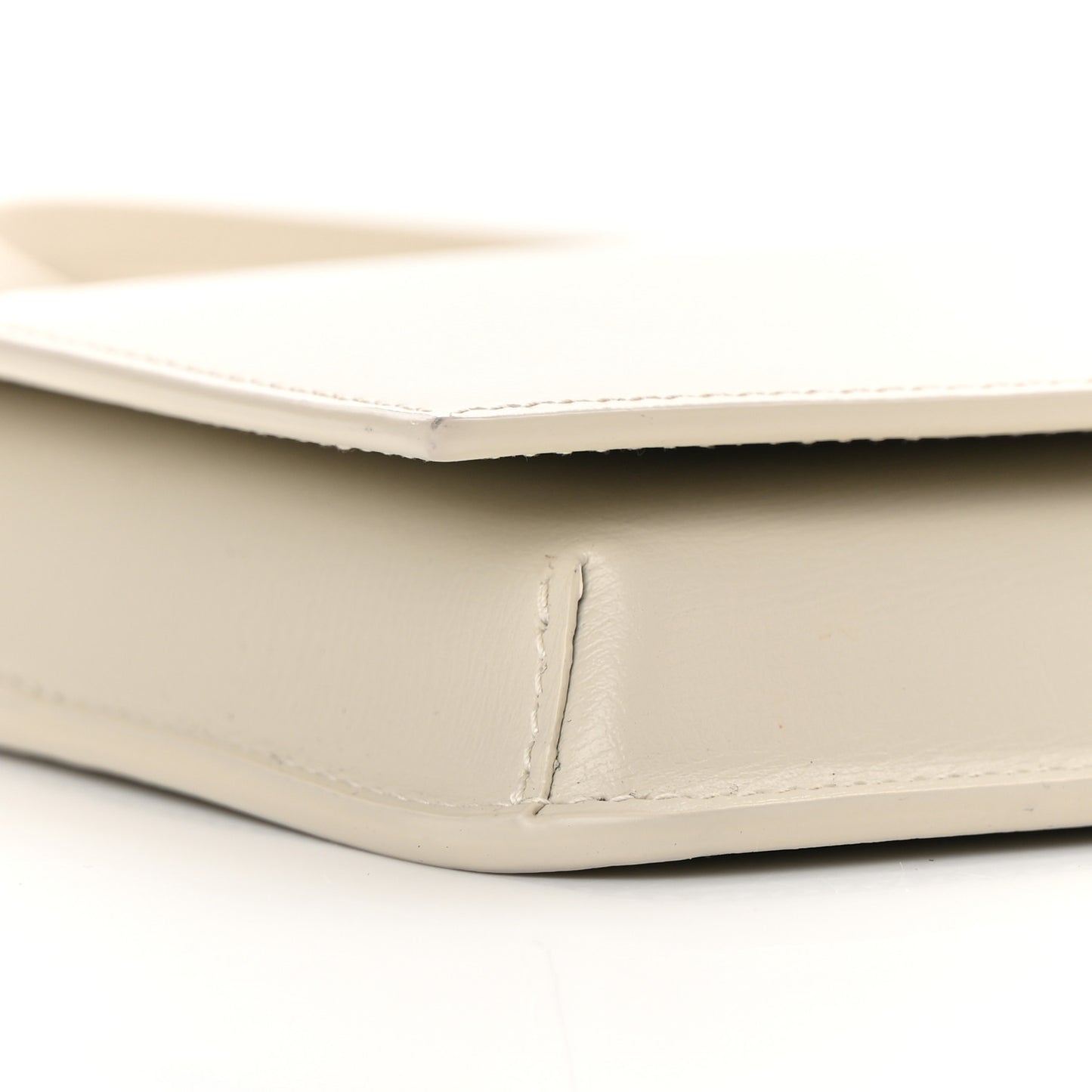 Smooth Calfskin Monogram Phone Holder Crossbody Crema Soft