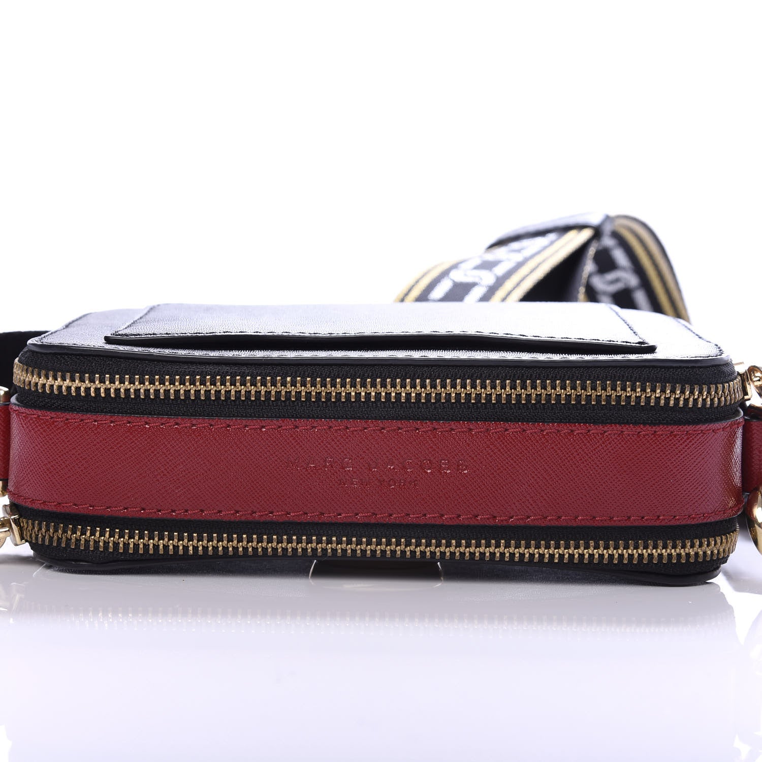 Marc Jacobs Saffiano Small Snapshot Camera Bag Black Multi 8 of 10