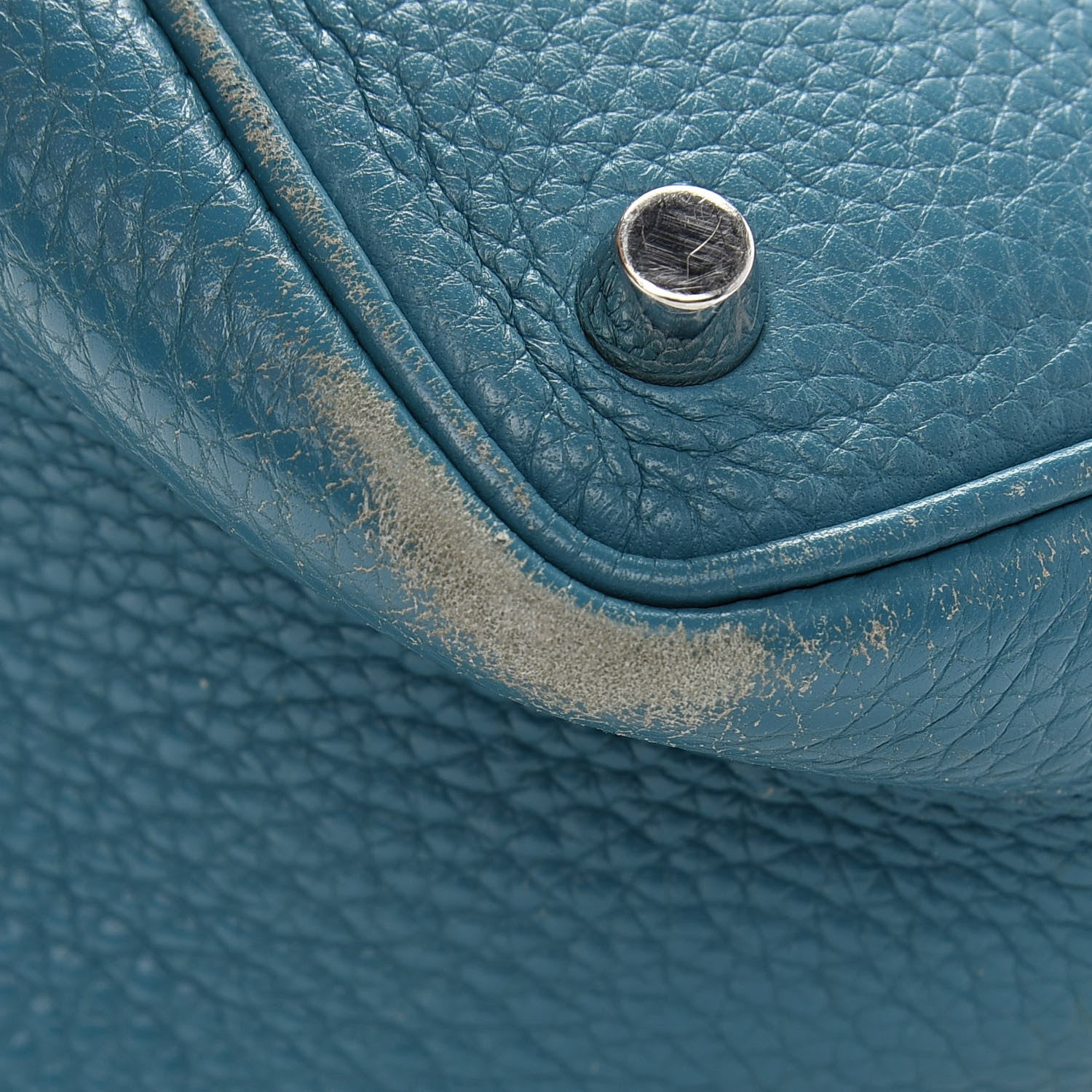 Hermes Taurillon Clemence Picotin Lock 18 PM Blue Jean 9 of 14