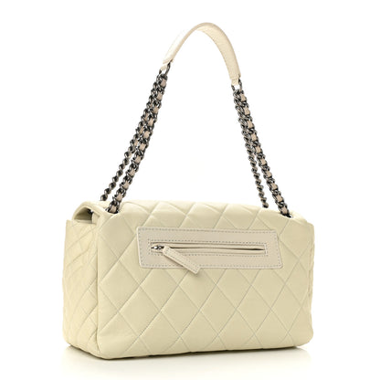 Chanel Caviar Quilted Coco Casual Flap Ivory 3 of 11