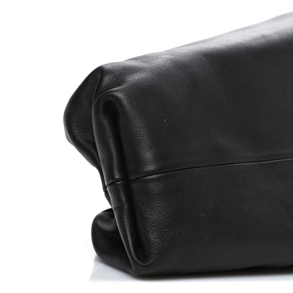 Bottega Veneta Smooth Butter Calf The Pouch Oversized Clutch Black 10 of 11