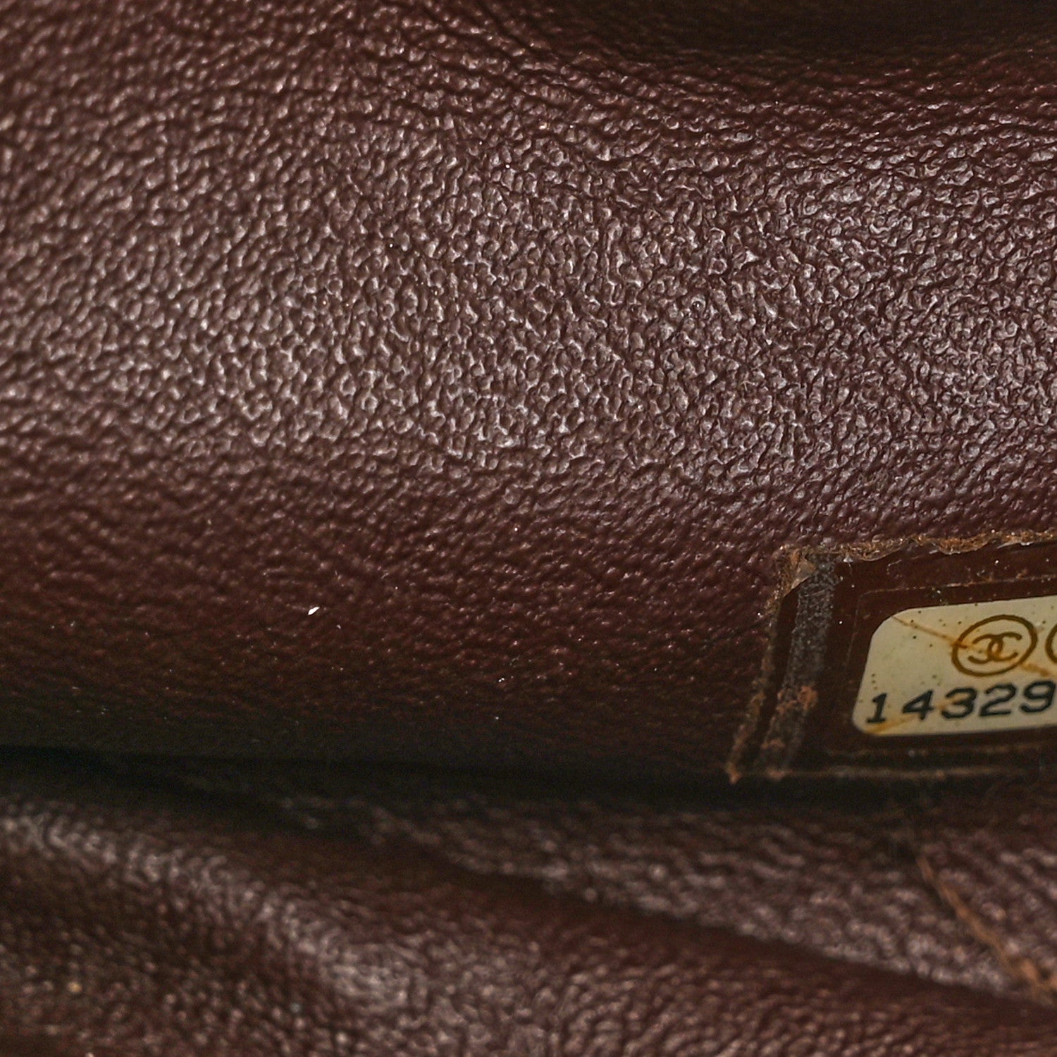 Chanel Caviar Quilted Jumbo Double Flap Burgundy 6 of 12