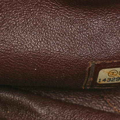 Chanel Caviar Quilted Jumbo Double Flap Burgundy 6 of 12