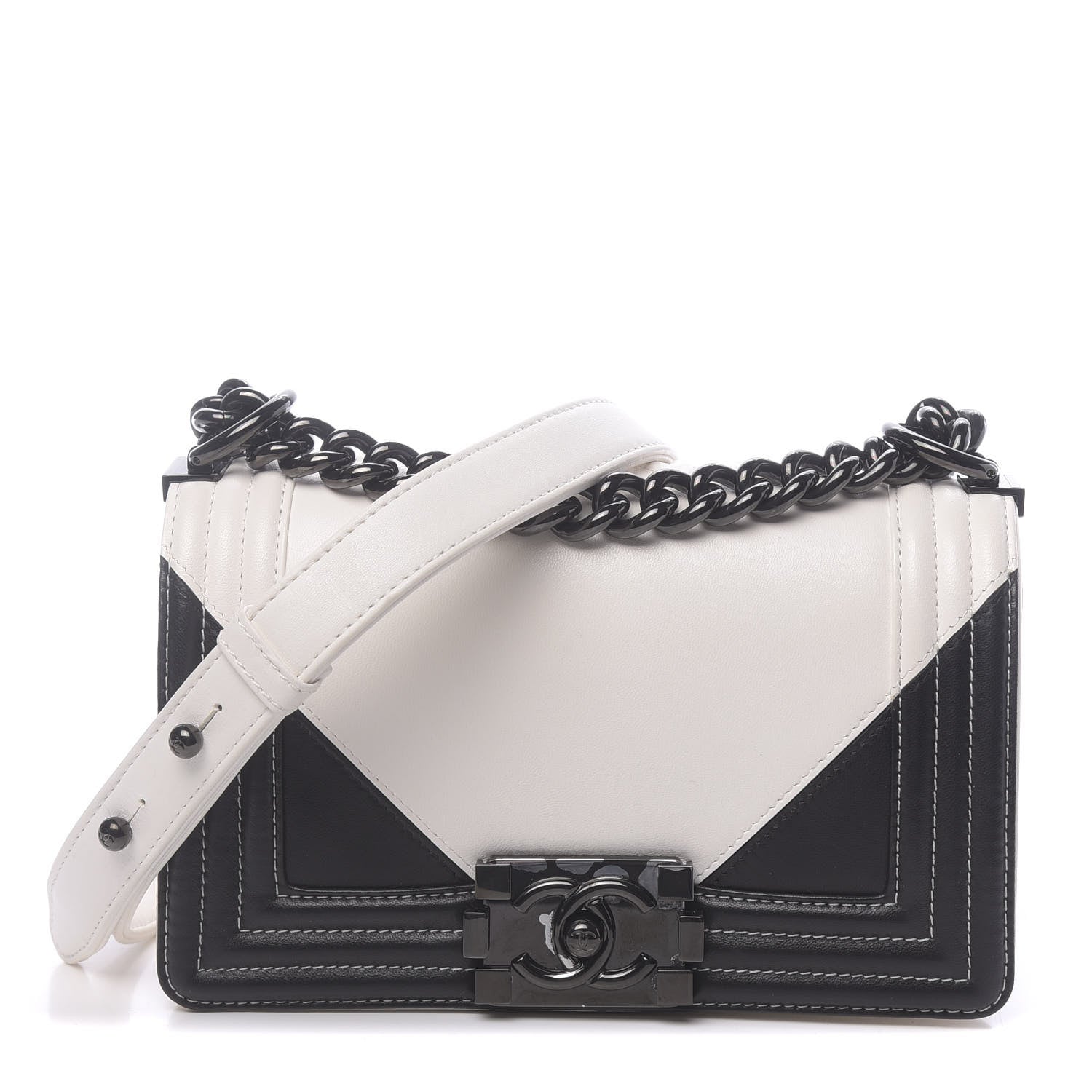 Chanel Lambskin Small Boy Flap So Black 1 of 10