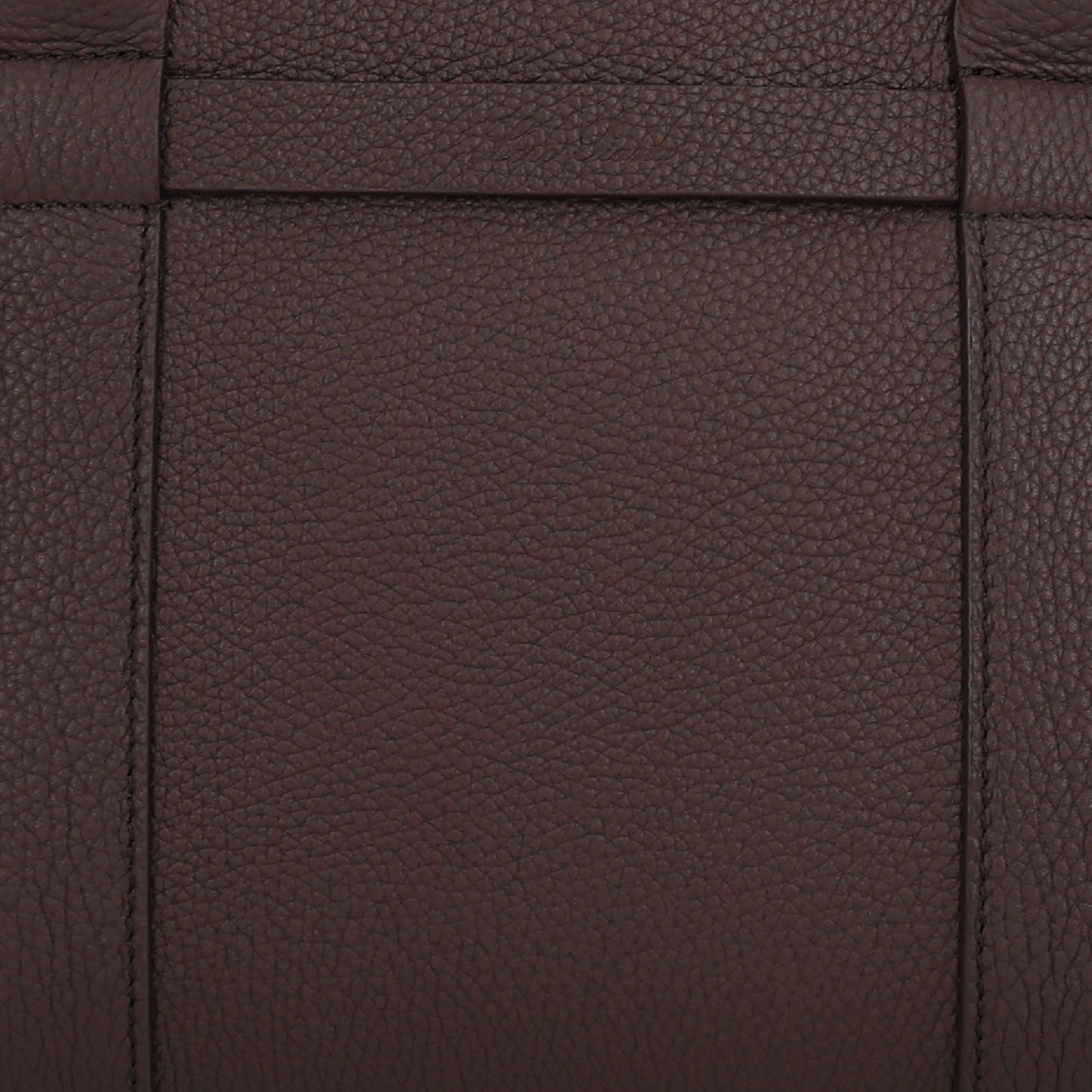 Grained Calfskin Small Ghiera Shopper Tote Brown