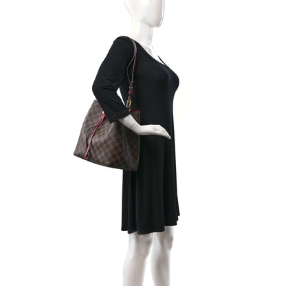 Louis Vuitton Damier Ebene Neonoe MM Cherry Berry 2 of 11