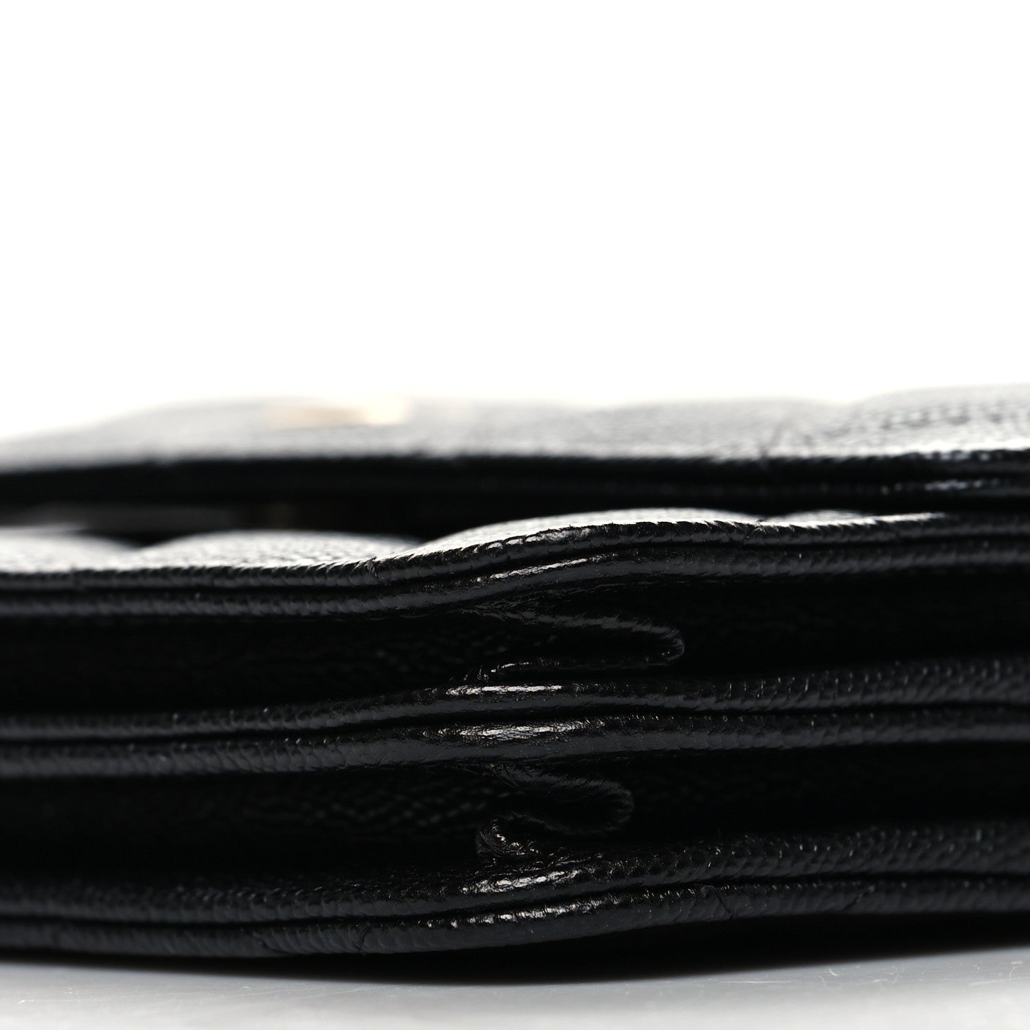 Chanel Caviar Quilted Square Wallet On Chain WOC Black 11 of 11