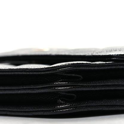 Chanel Caviar Quilted Square Wallet On Chain WOC Black 11 of 11