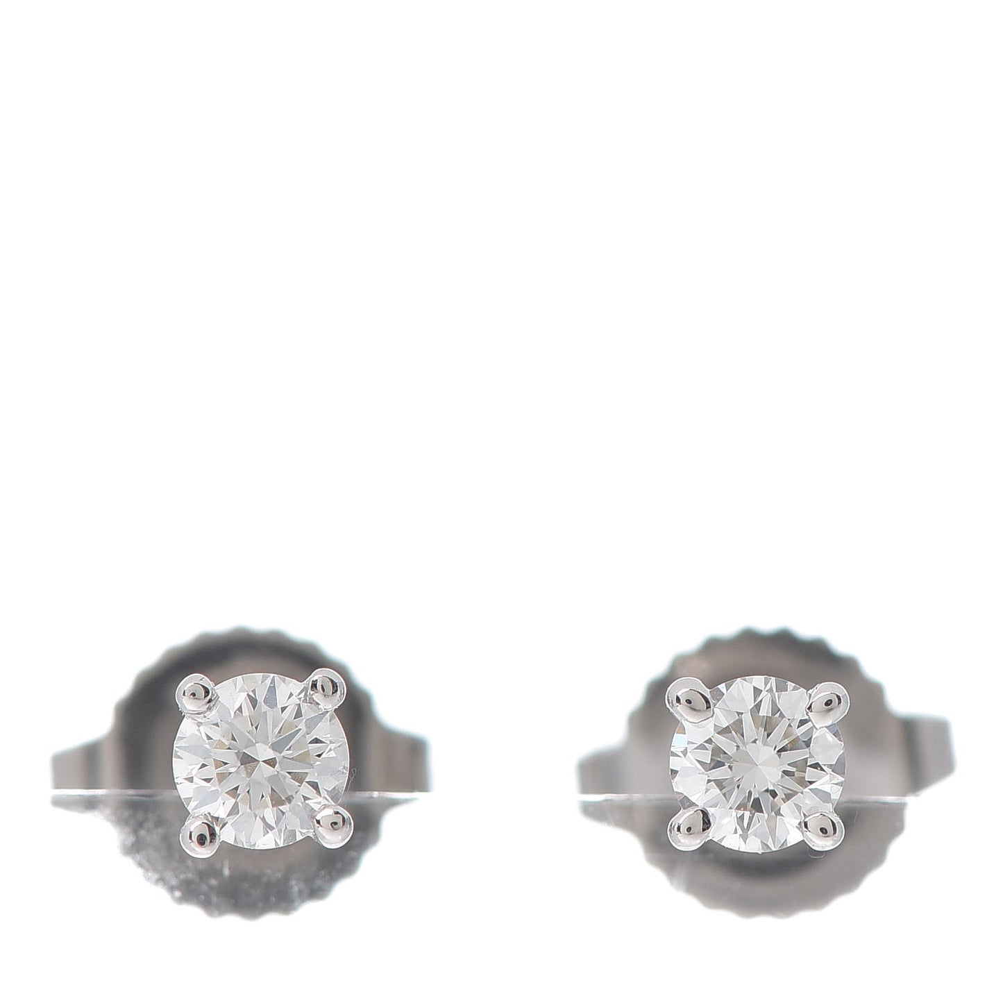 Platinum Diamond .24ctw Solitaire Earrings
