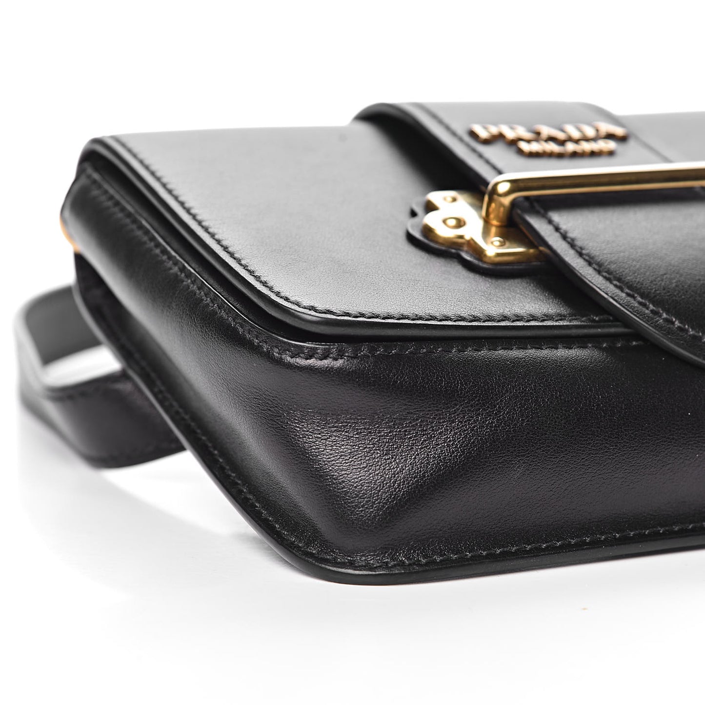 City Calf Cahier Belt Bag Black