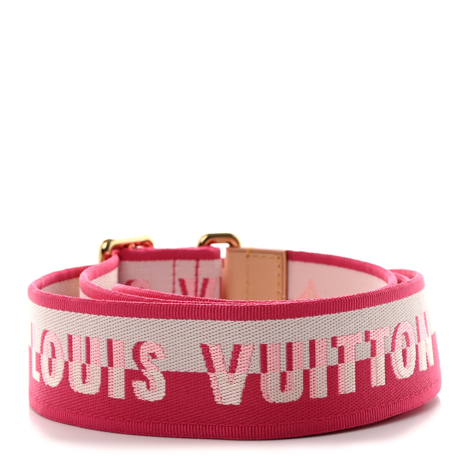 Louis Vuitton Jacquard Speedy Bandouliere 20 Shoulder Strap Fuchsia 2 of 3