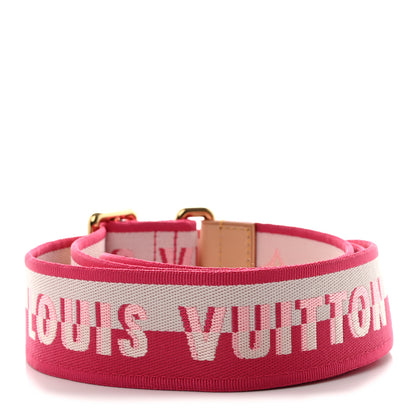 Louis Vuitton Jacquard Speedy Bandouliere 20 Shoulder Strap Fuchsia 2 of 3
