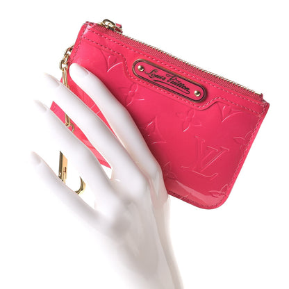 Louis Vuitton Vernis Key Pouch Rose Pop 2 of 10