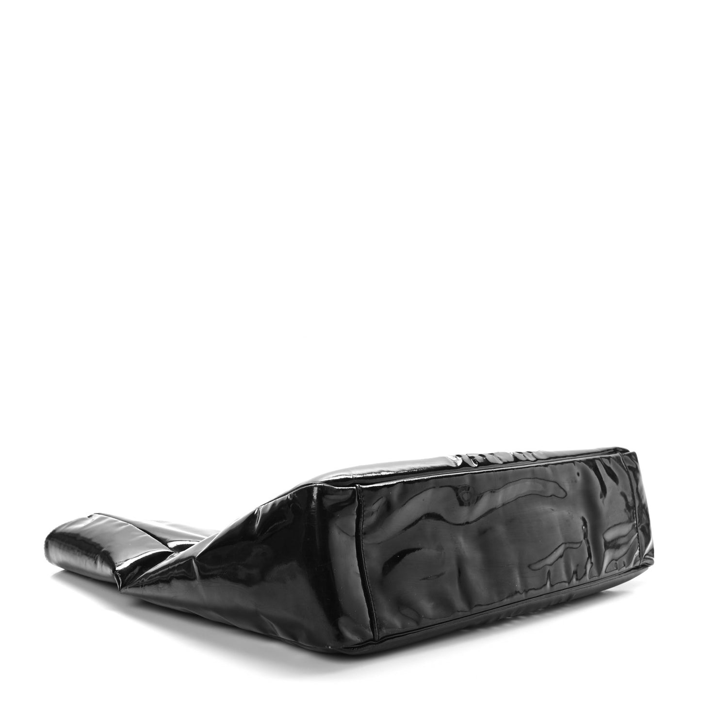 Patent Perforated CC Handle Bag Black