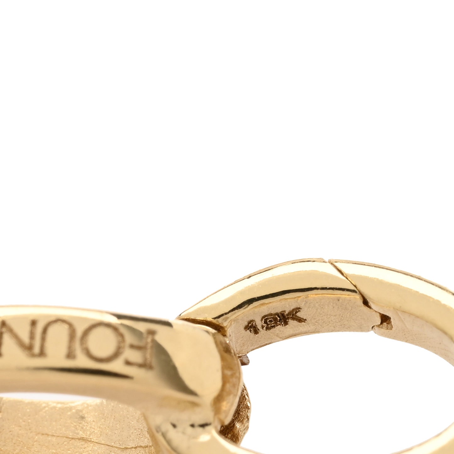 18K Yellow Gold Triple Annex Link