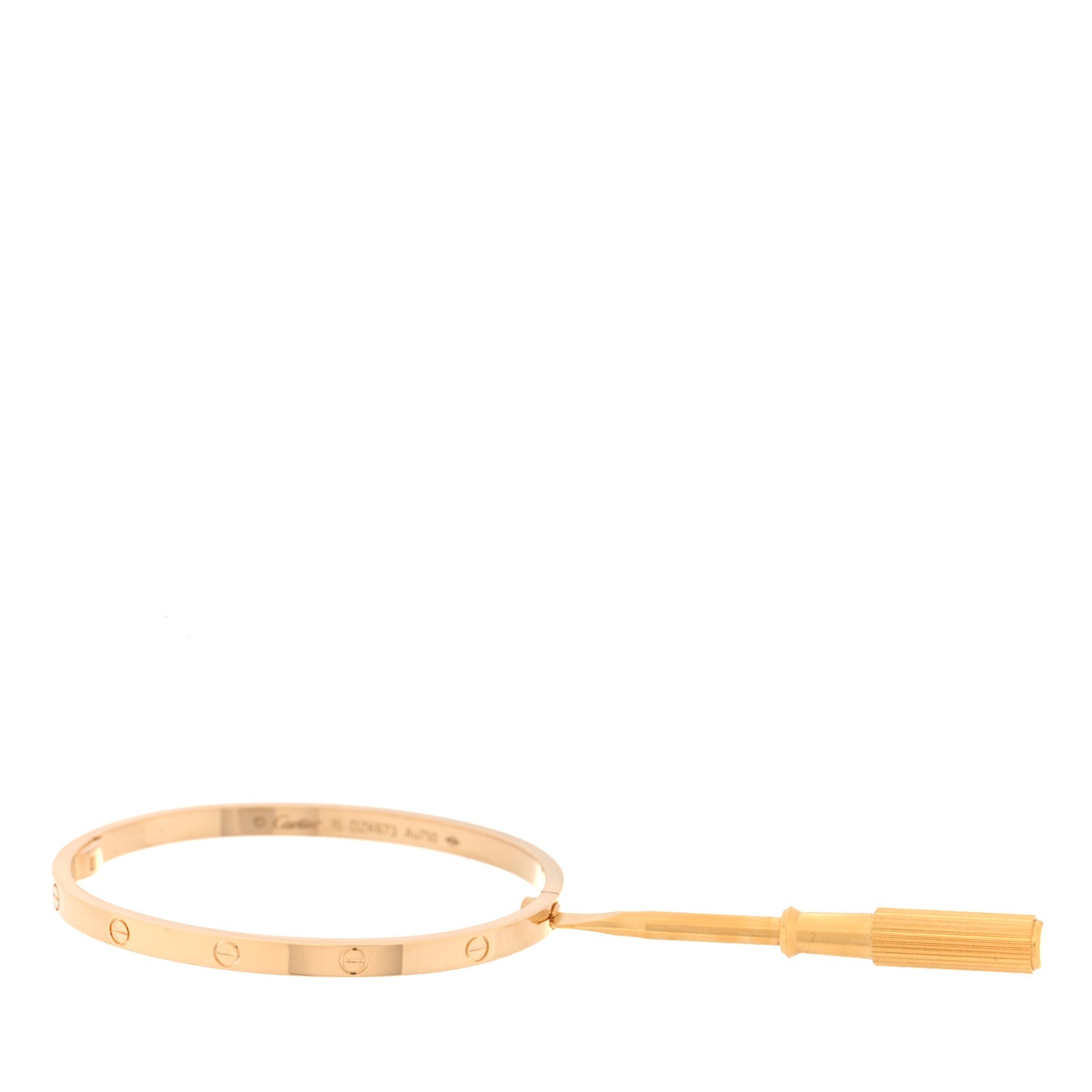 Cartier 18K Yellow Gold Small LOVE Bracelet 15 6 of 7