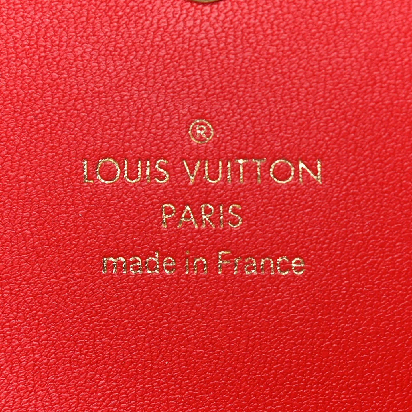 Monogram Medium Kirigami Pochette Insert Coquelicot
