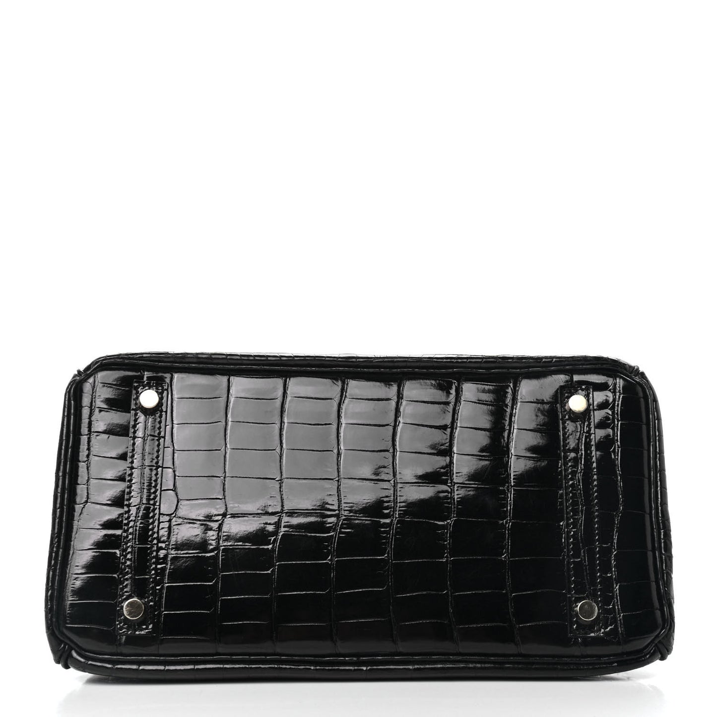 Shiny Niloticus Crocodile Birkin 30 Black