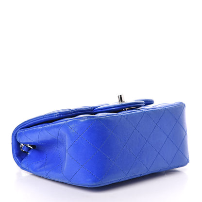 Chanel Lambskin Quilted Mini Square Flap Blue 4 of 9