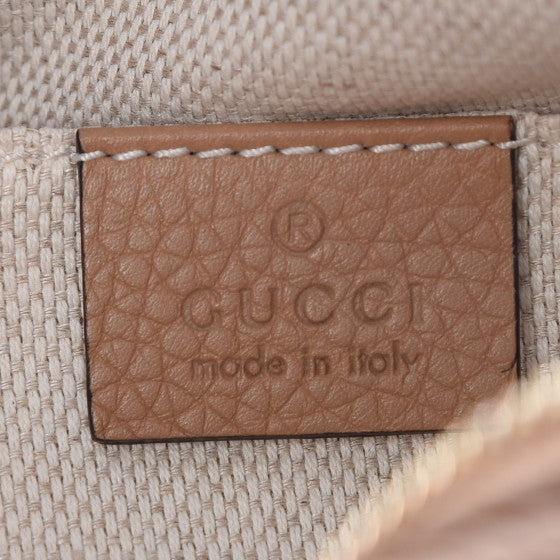 Gucci Pebbled Calfskin Small Soho Disco Bag Rose Beige 6 of 7