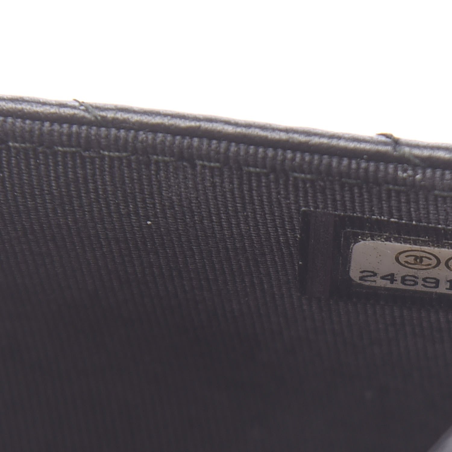 Chanel Aged Calfskin Chevron Quilted Reissue Wallet On Chain WOC So Black 8 of 11