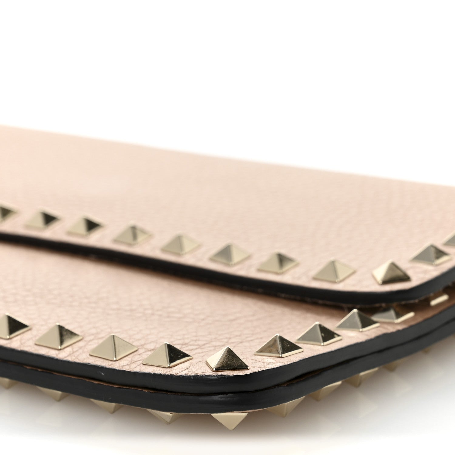 Valentino Garavani Grainy Calfskin Rockstud Chain Pouch Rose Cannelle 9 of 10