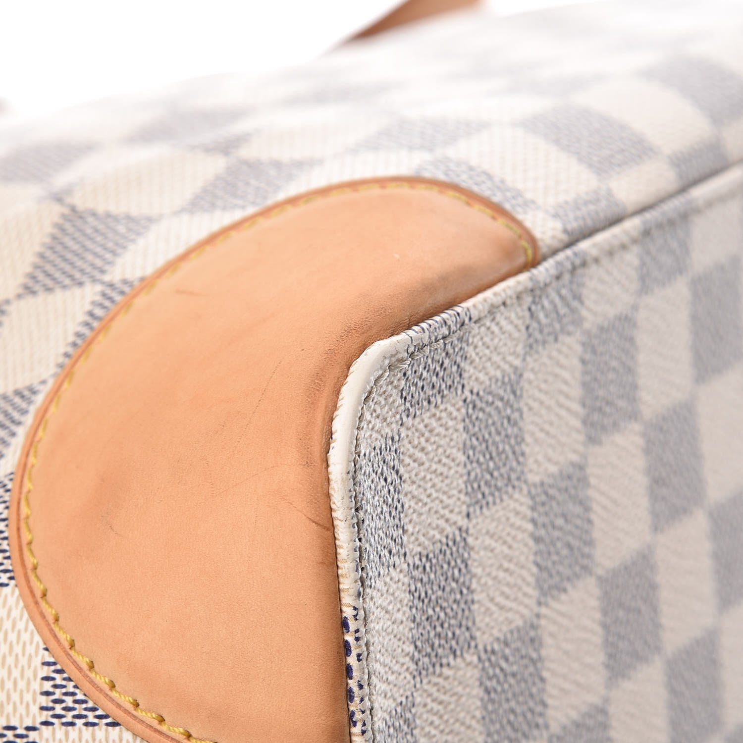 Louis Vuitton Damier Azur Hampstead MM 18 of 19