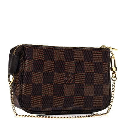 Louis Vuitton Damier Ebene Mini Pochette Accessories 3 of 9