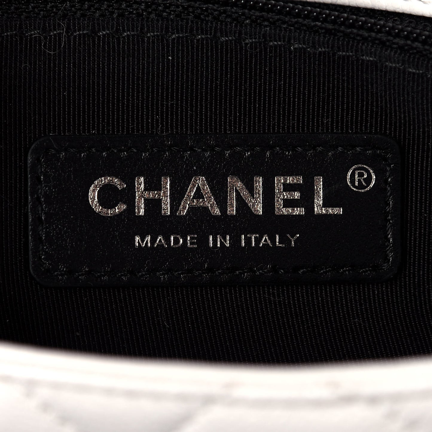 Caviar Quilted My Everything Small Flap White Black