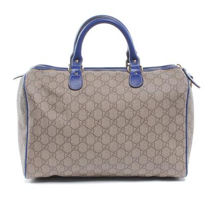 Gucci GG Plus Monogram Medium Boston USA Flag Unicef Duffle Blue 3 of 7
