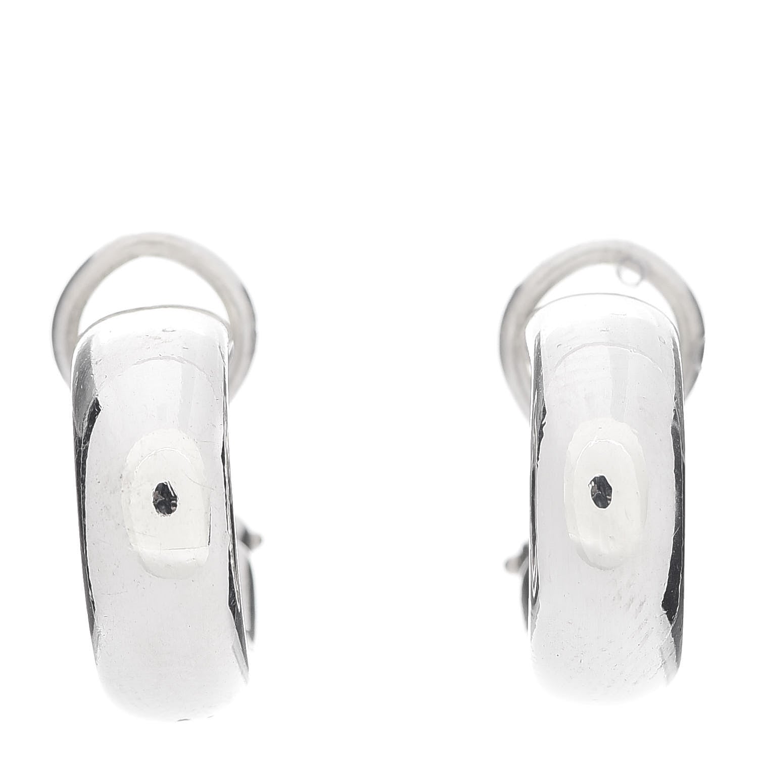 Tiffany Sterling Silver Polished Hoop Earrings 1 of 4