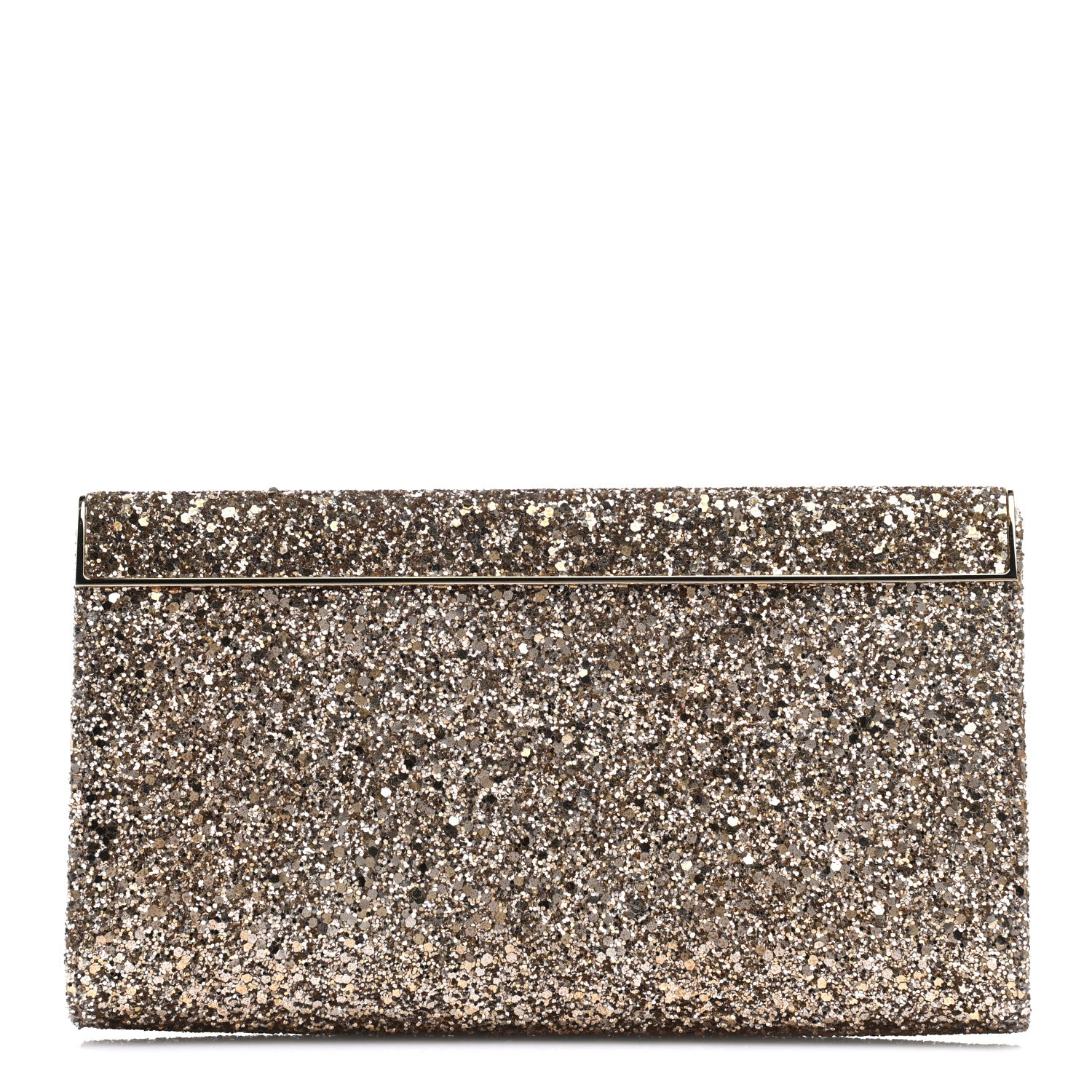 Jimmy Choo Glitter Clutch Gold 1 of 6