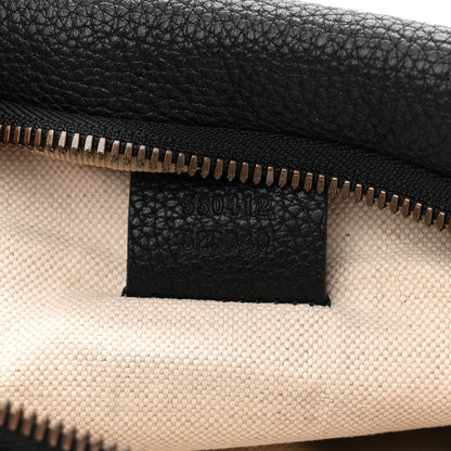 Gucci Grained Calfskin Logo Belt Bag Black 7 of 10