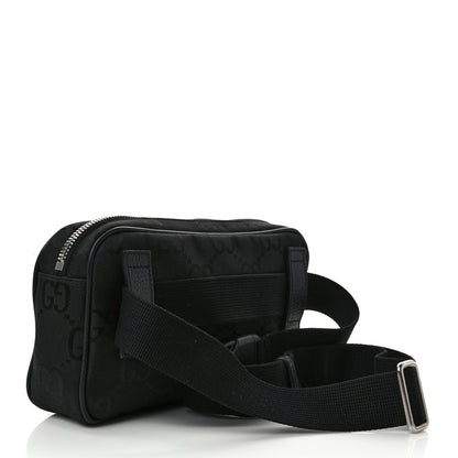Gucci Econyl Nylon Monogram Off The Grid Belt Bag Black 3 of 11