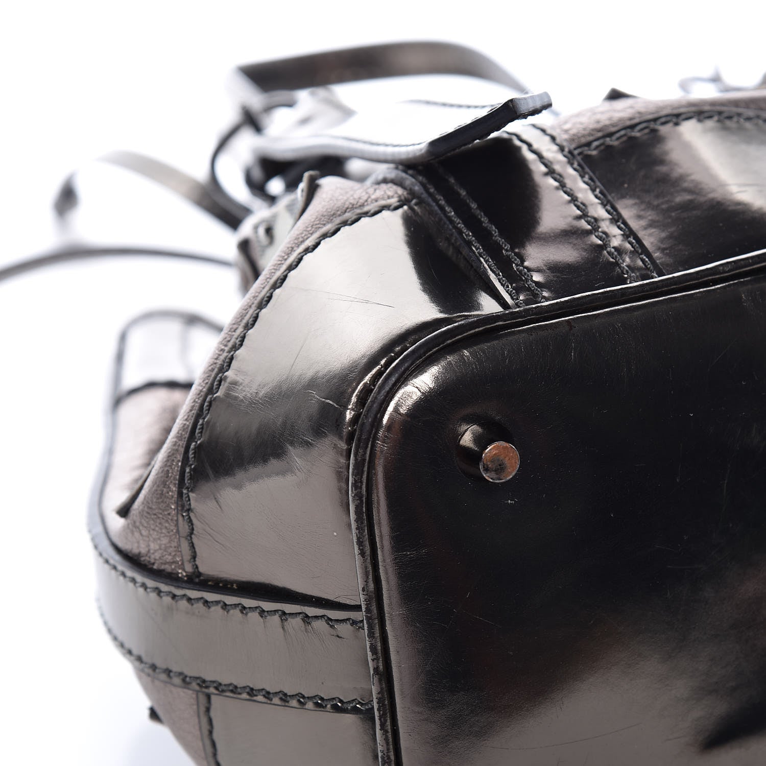 Burberry Prorsum Super Nova Warrior Studded Hobo Metallic 18 of 19
