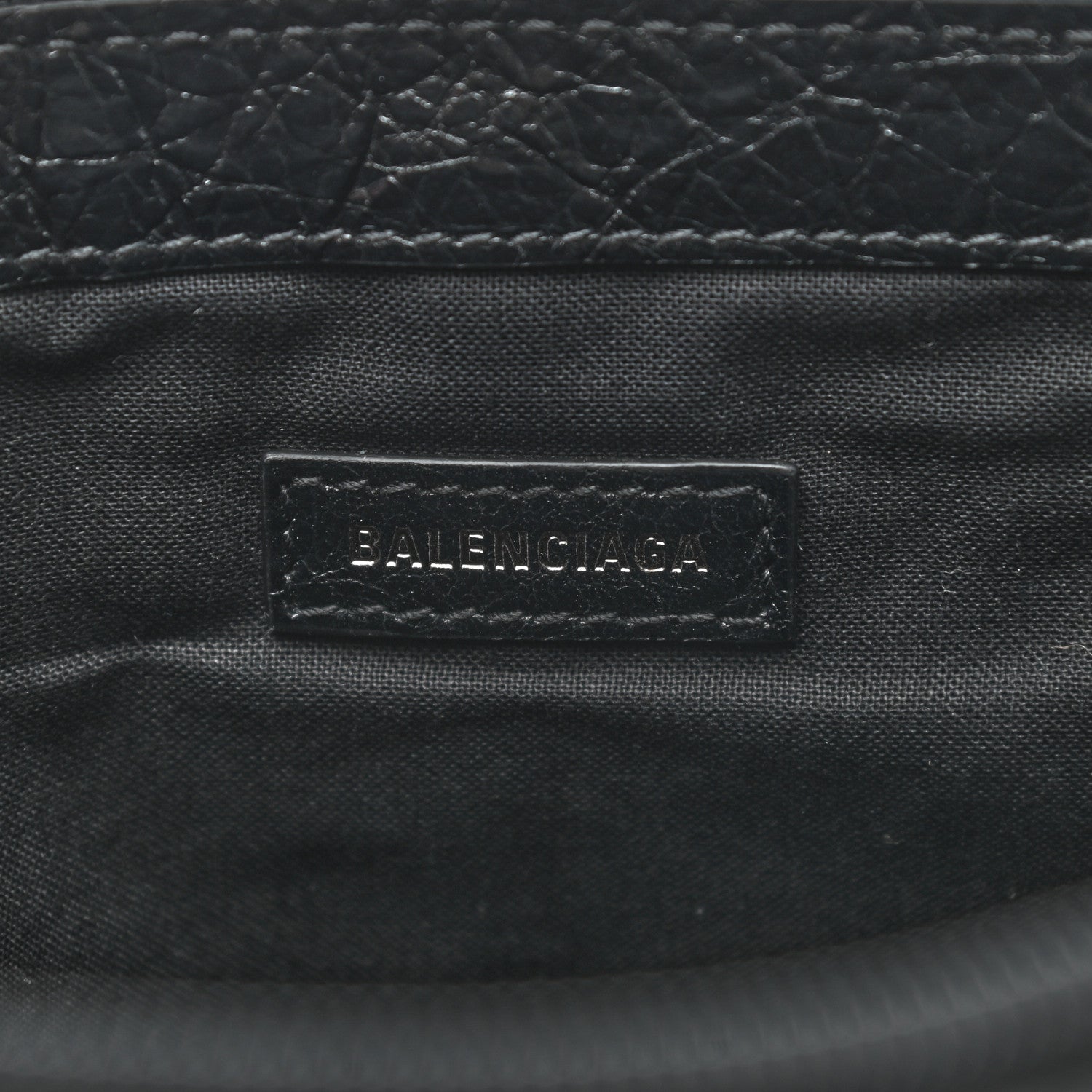 Balenciaga Agneau Arena Classic Hardware Clutch Black 6 of 8