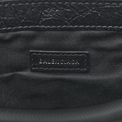 Balenciaga Agneau Arena Classic Hardware Clutch Black 6 of 8