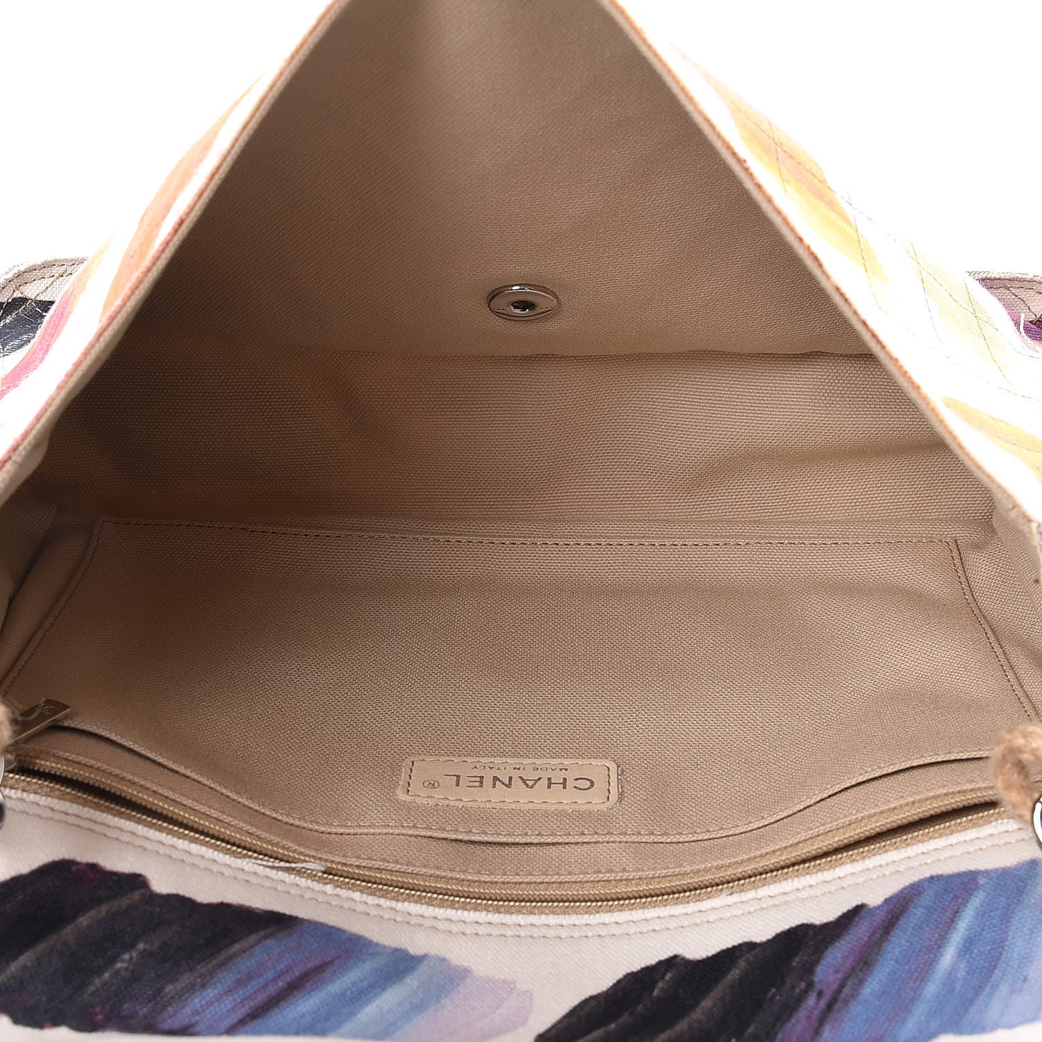 Chanel Canvas Jumbo Colorama Flap Multicolor 5 of 10