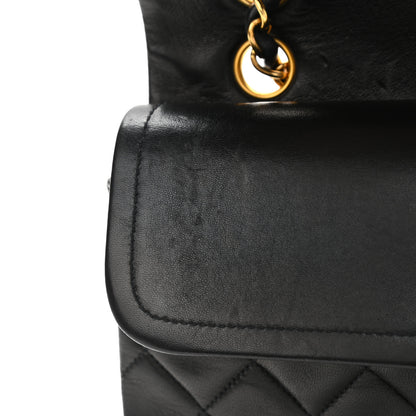 Chanel Lambskin Quilted Medium Double Flap Black 15 of 15